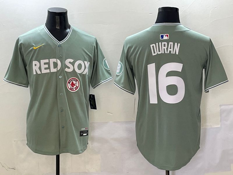 Men Boston Red Sox #16 Duran Green Joint Name Game Nike 2025 MLB Jersey style 8->boston red sox->MLB Jersey